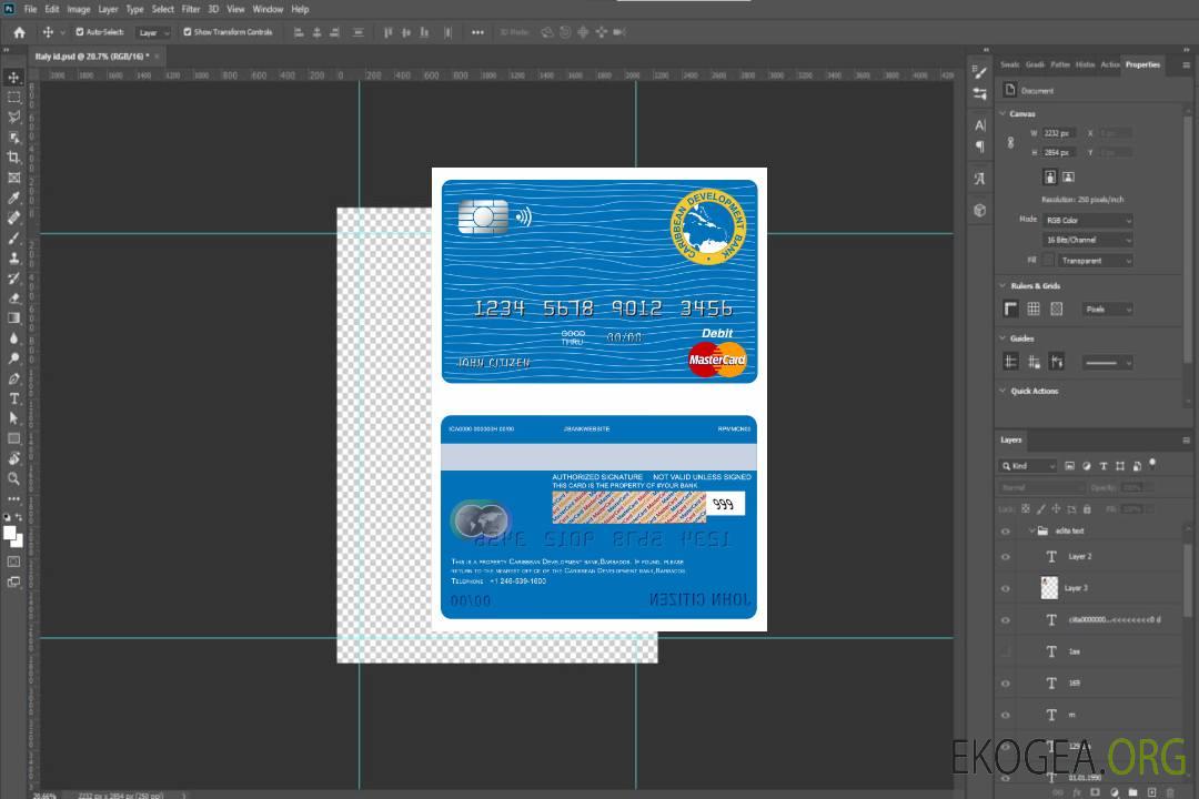Carte principale de la banque de développement des Caraïbes de la Barbade template Carte principale de la banque de développement des Caraïbes de la Barbade template